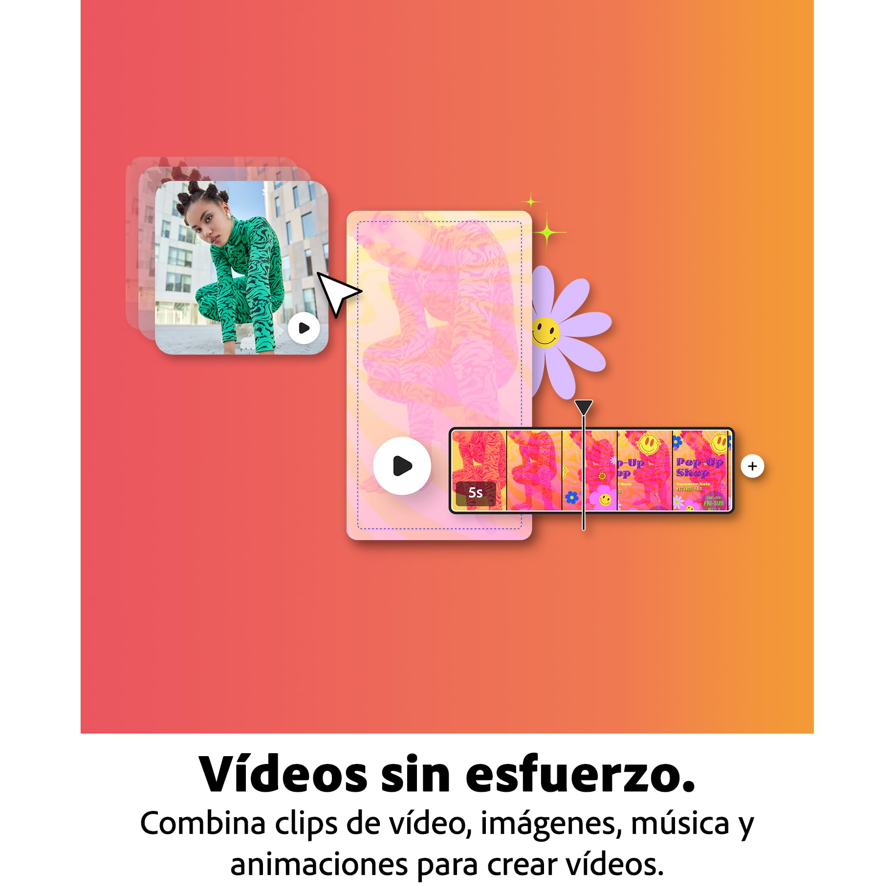Adobe Express Premium 1 año Web Android iOS 100 GB Descarga Digital