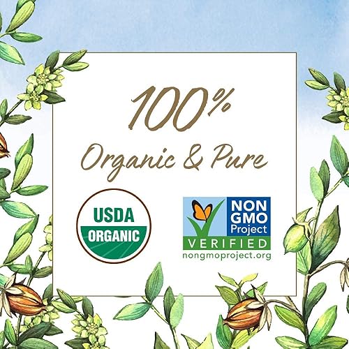 Miniatura 6 de Garden of Life Aceite de jojoba 100% orgánico y puro aceite de jojoba dorado para cabello, piel y cara, aceite corporal de jojoba prensado en frío,