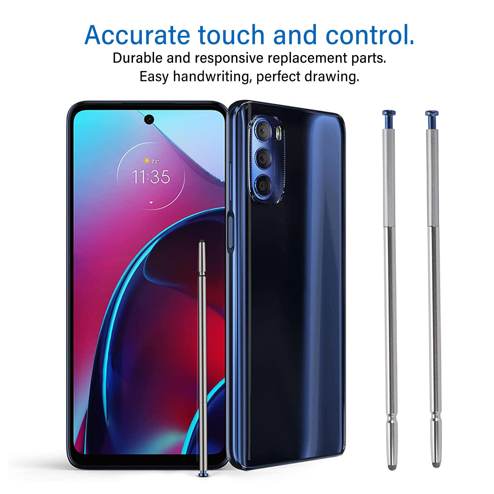 G Stylus 2022 - Penna di ricambio per Motorola Moto G Stylus 2022 All Verison Touch Stylus S Pen perno di espulsione (blu crepuscolo