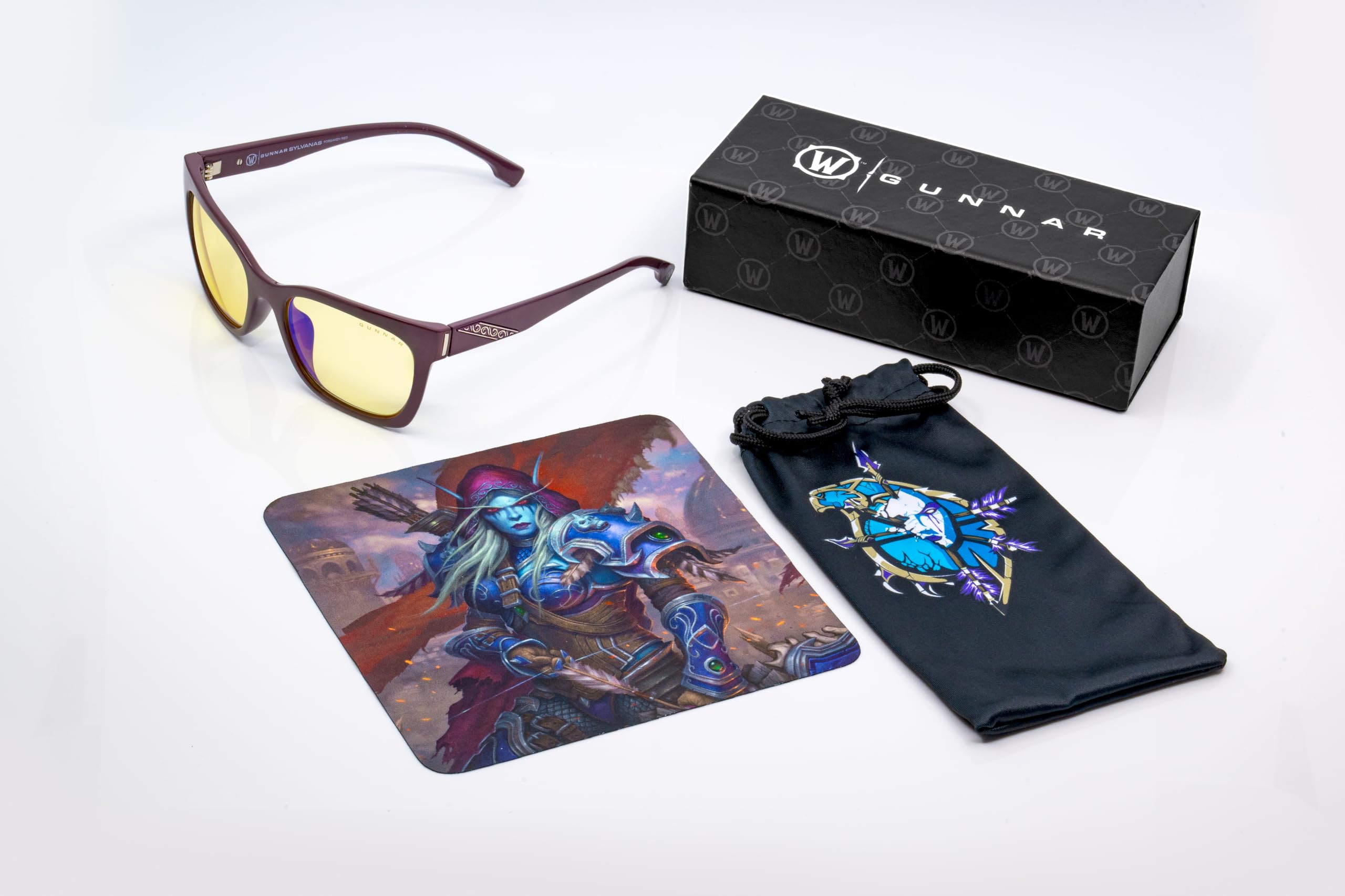 GUNNAR x World of Warcraft Okulary - Sylvanas - Filtr światła niebieskiego | Okulary PC/gaming - World of Warcraft Sylvanas - Filtr światła niebieskiego