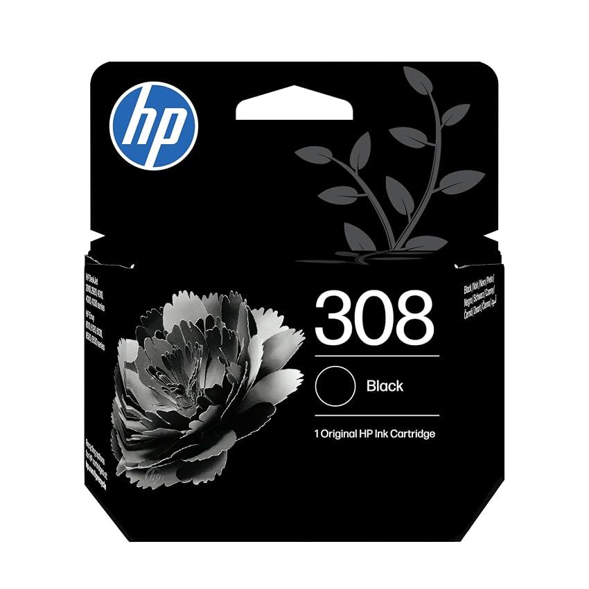 HP 308 Nero, Cartuccia Inchiostro Originale