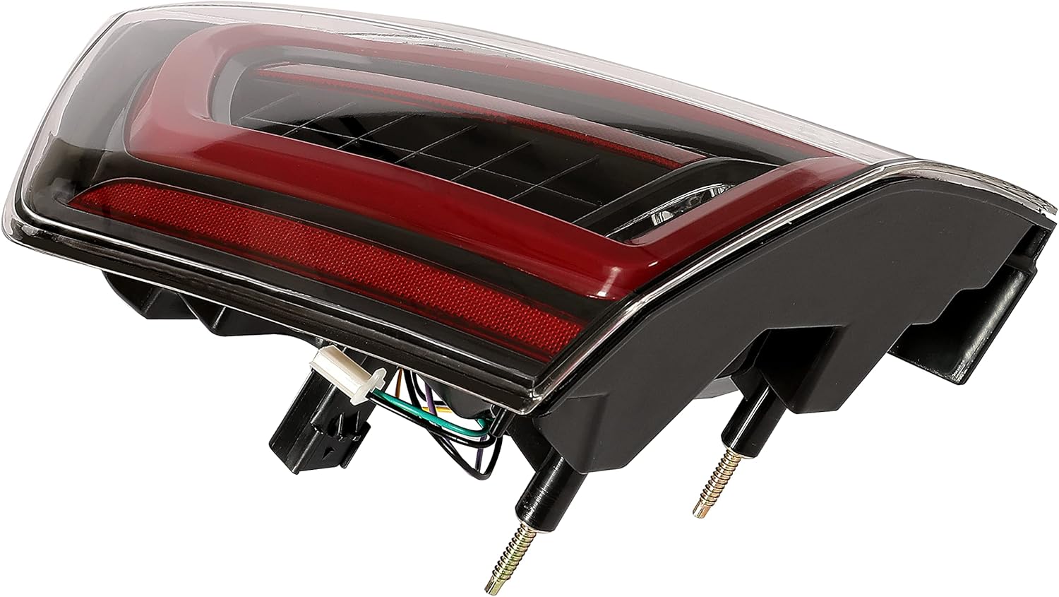 Kojem Pair LED Tail Lights Compatible with 2011-2014 Chrysler 300 LED Tube Bar Turn Signal Lamp Black Housing & Clear Lens