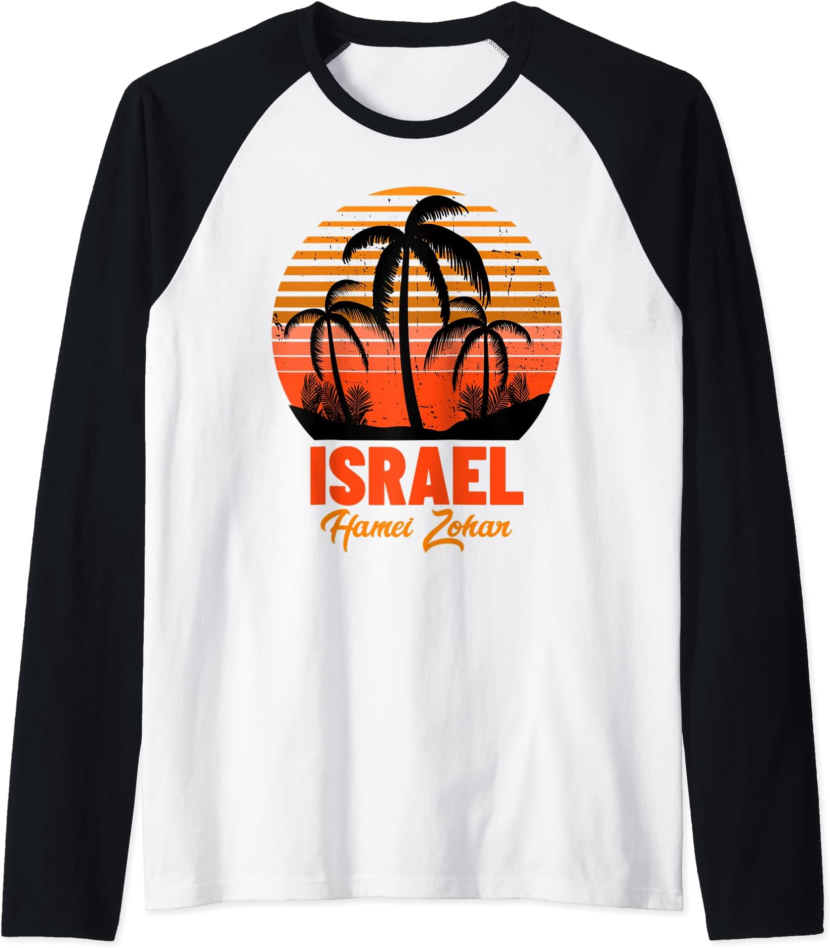 Hamei Zohar Israel Raglan Baseball Tee