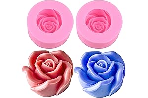 Large Rose 3D Rose Silicone Molds