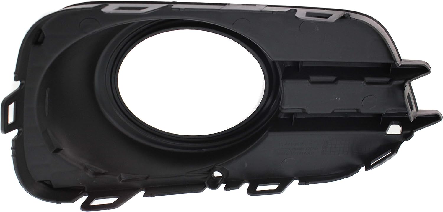 Garage-Pro Fog Light Trim Compatible with 2012-2018 Volkswagen Tiguan & 2017-2018 Volkswagen Tiguan Limited Textured Front, Driver Side