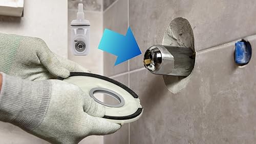 Miniatura 4 de T & T Hardware Cartucho de equilibrio de presión de repuesto para ducha Valley Single Handle V4268, incluye juntas tóricas y arandelas, color blanco