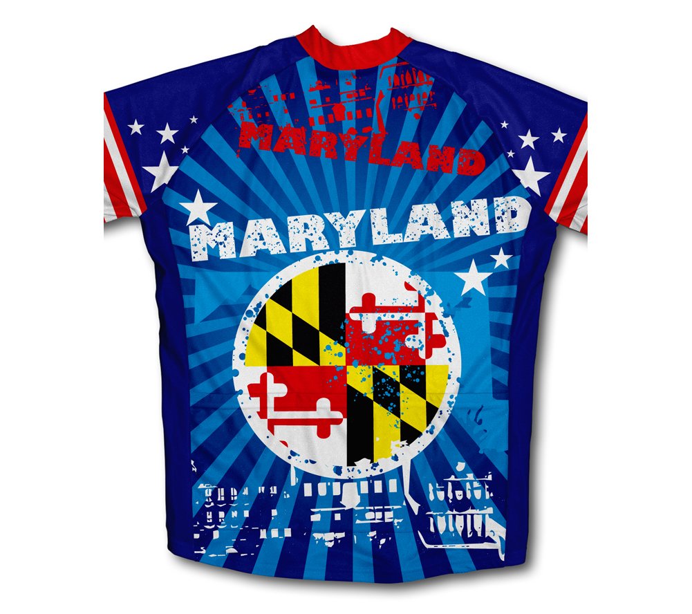 ScudoPro Maryland Long Sleeve Cycling Jersey for Men - Size XL Blue
