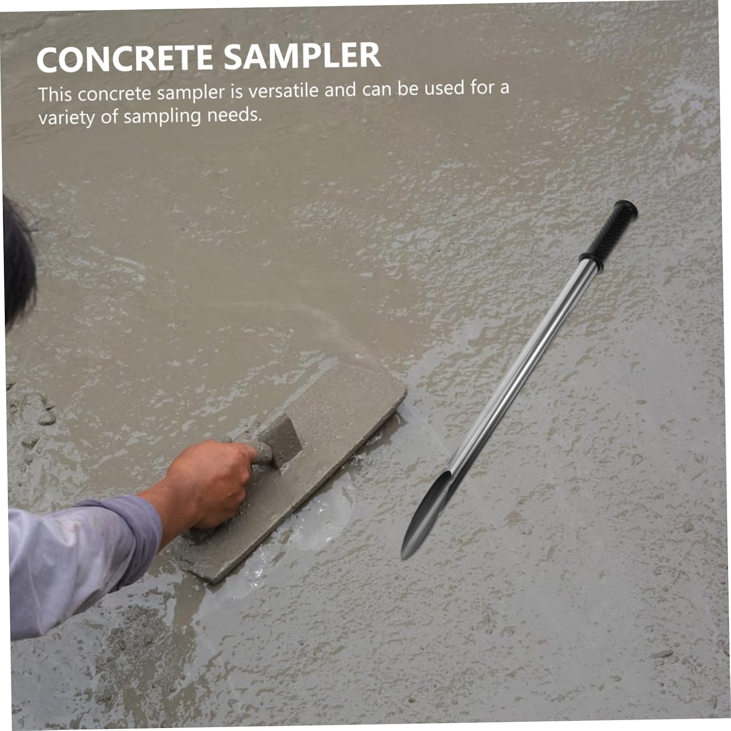 ULTECHNOVO Agriculture Sampling Tool Stainless Steel Long Soil Grain Sampler Tube Portable Soil Sampler