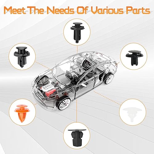 Vista 28 de OTUAYAUTO - Clips de repuesto para Honda, Acura Clips de retención de parachoques