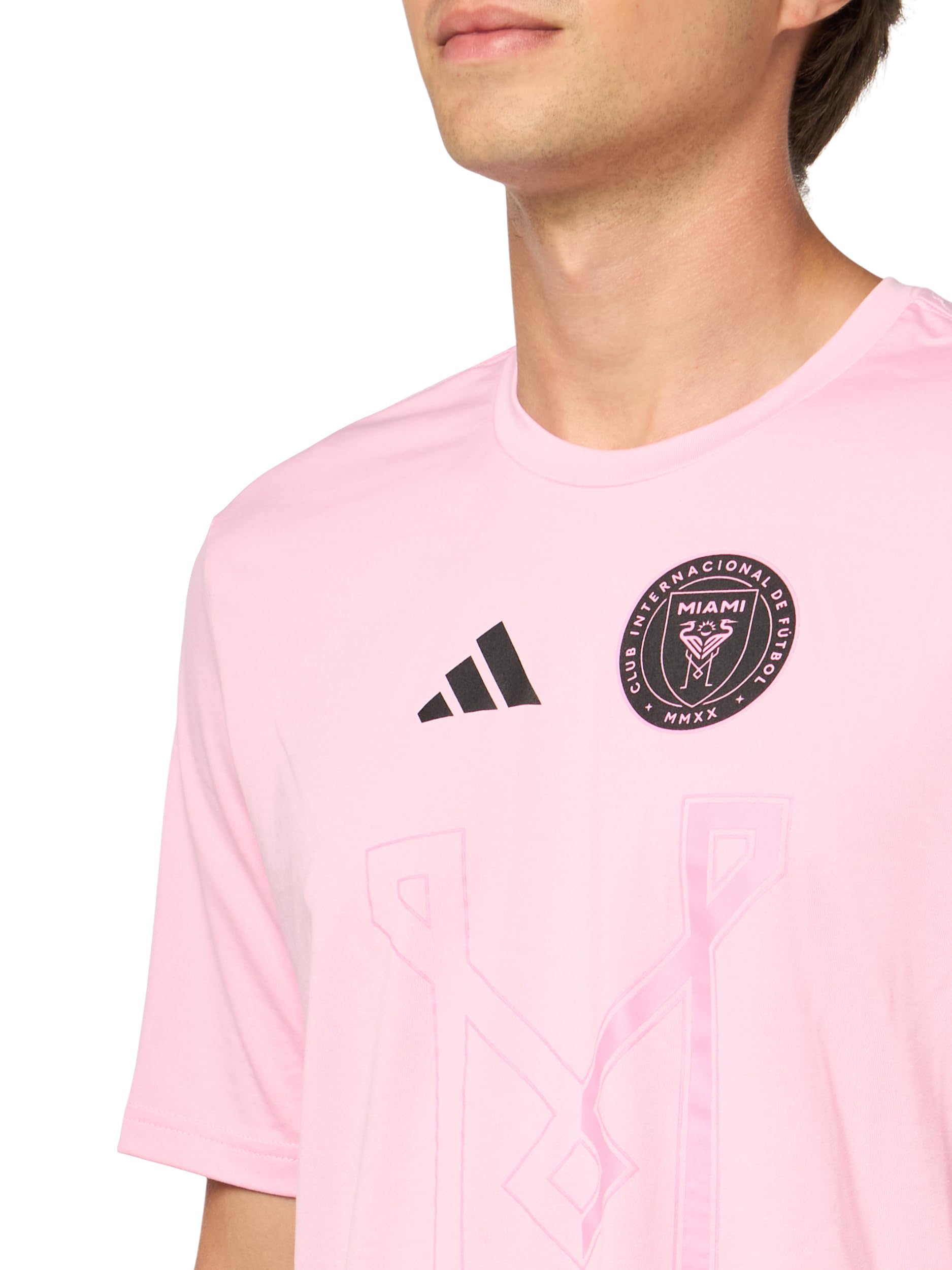 adidas Inter Miami CF Pre-Game Short Sleeve T-Shirt T-Shirt a Maniche Corte Pre-Partita Inter Miami CF Uomo