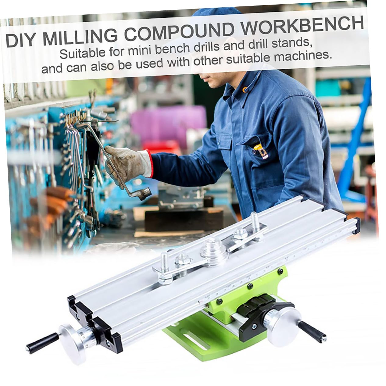 HOMSFOU 2sets Mini Trapano Da Tavolo Con Supporto Multifunzionale Per Fresatrice e Lavorazione Struttura Compatto e Preciso Utile Per Hobby e Fai Te