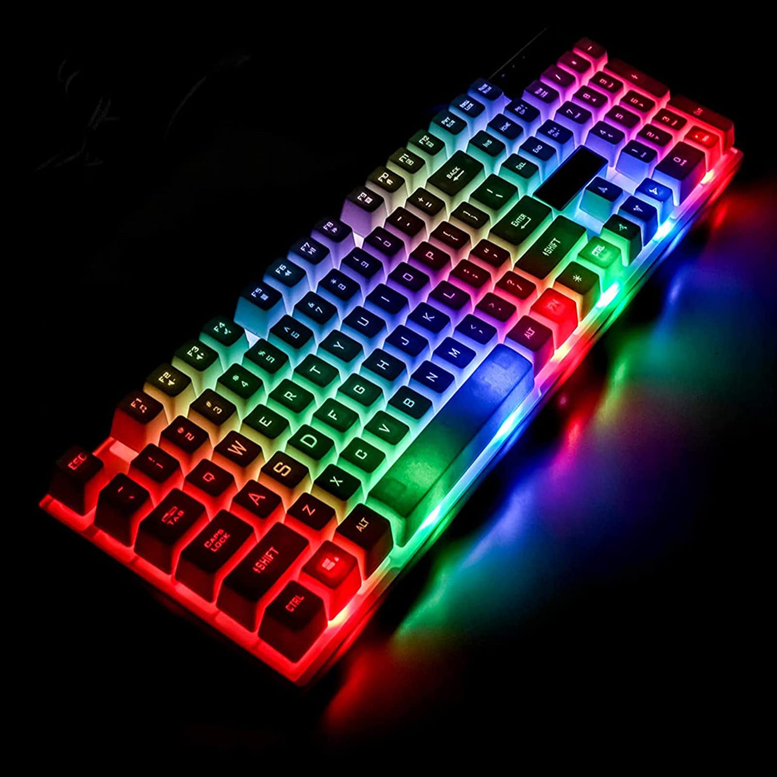 Amazon | 、メカニカル ゲーミング キーボードとマウス セット