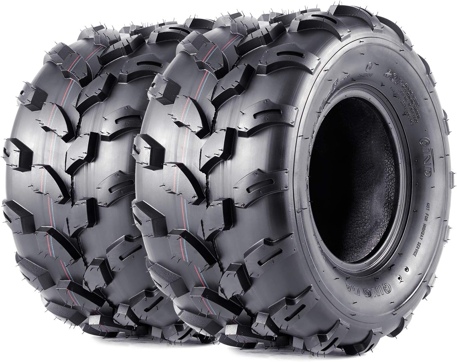 VANACC 2 New 18x9.5-8 Sport ATV Tires 18x9.5x8 4PR Lawn Mower Off-Road UTV Tire