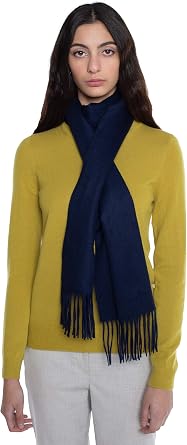 JENNIE LIU Women's 100% Pure Cashmere Scarf for Women