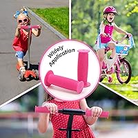 Vista 5 de Coolrunner Mushroom - Empuñaduras de bicicleta para niños, compatibles con BMX y bicicletas para niños y niñas