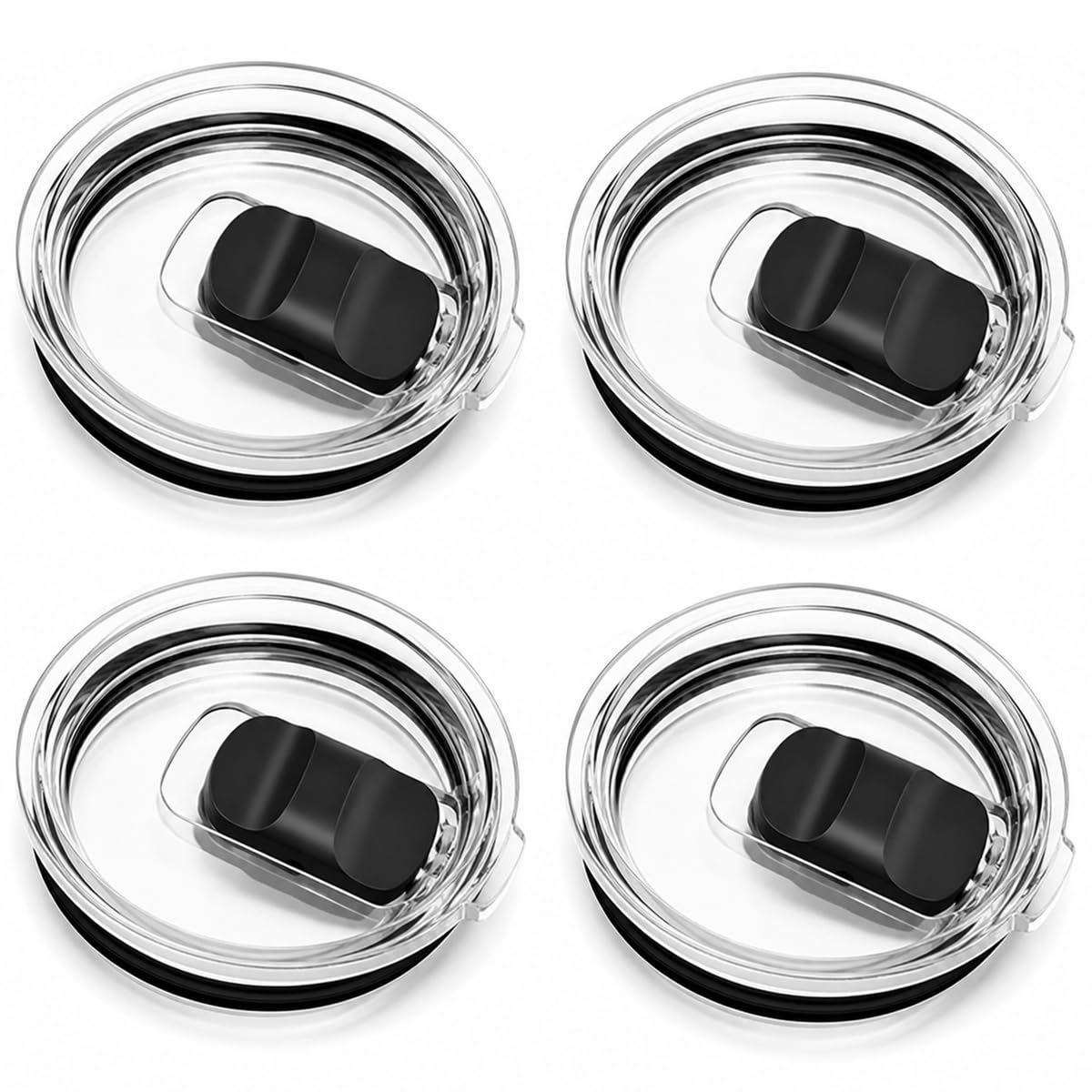 JLDLAI 4 Pack Magnetic Tumbler Lids