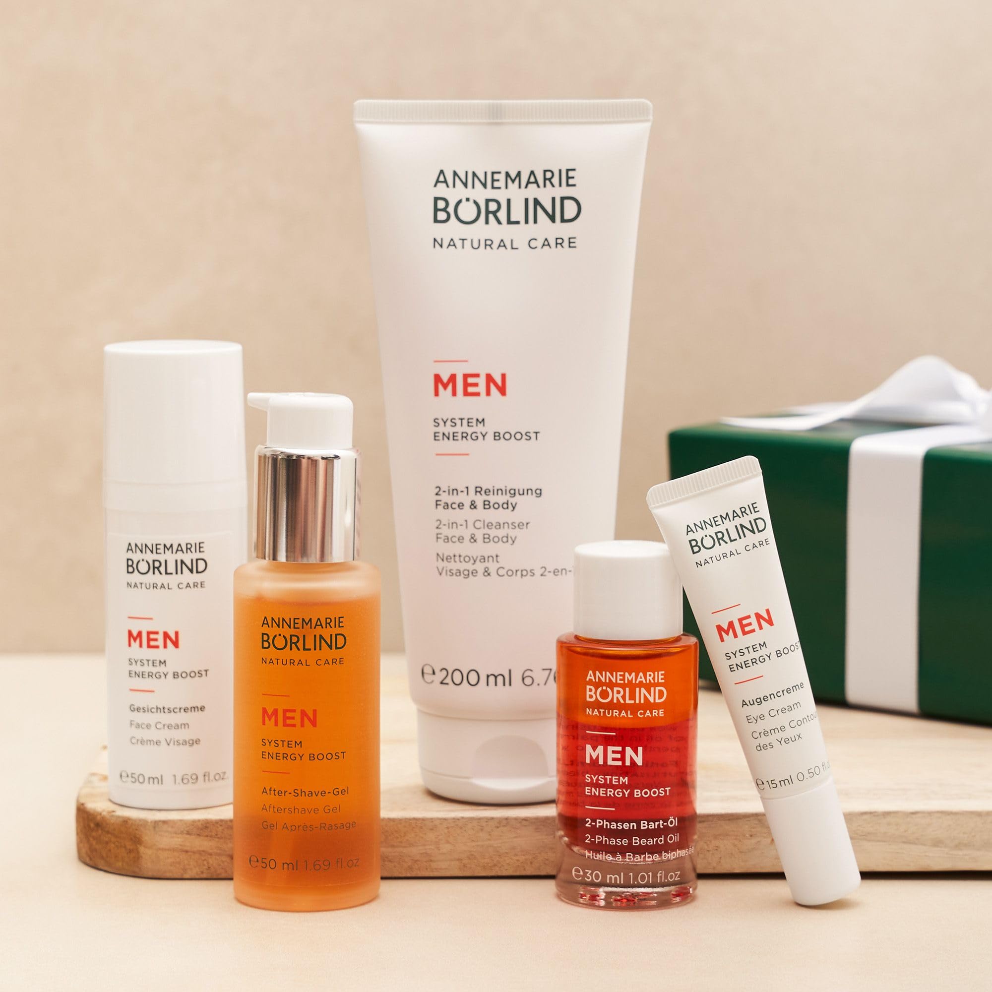ANNEMARIE BÖRLIND MEN SYSTEM ENERGY BOOST After-Shave-Gel (50ml) - Pflegt Und Beruhigt Rasurgestresste Haut, Für Alle Hauttypen