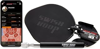 Shot Monitor | Basketball Electronic Shot Tracker | Automated Video Shot Breakdown | Includes telescoping installaton Swish-STIC and iPhone/Android App