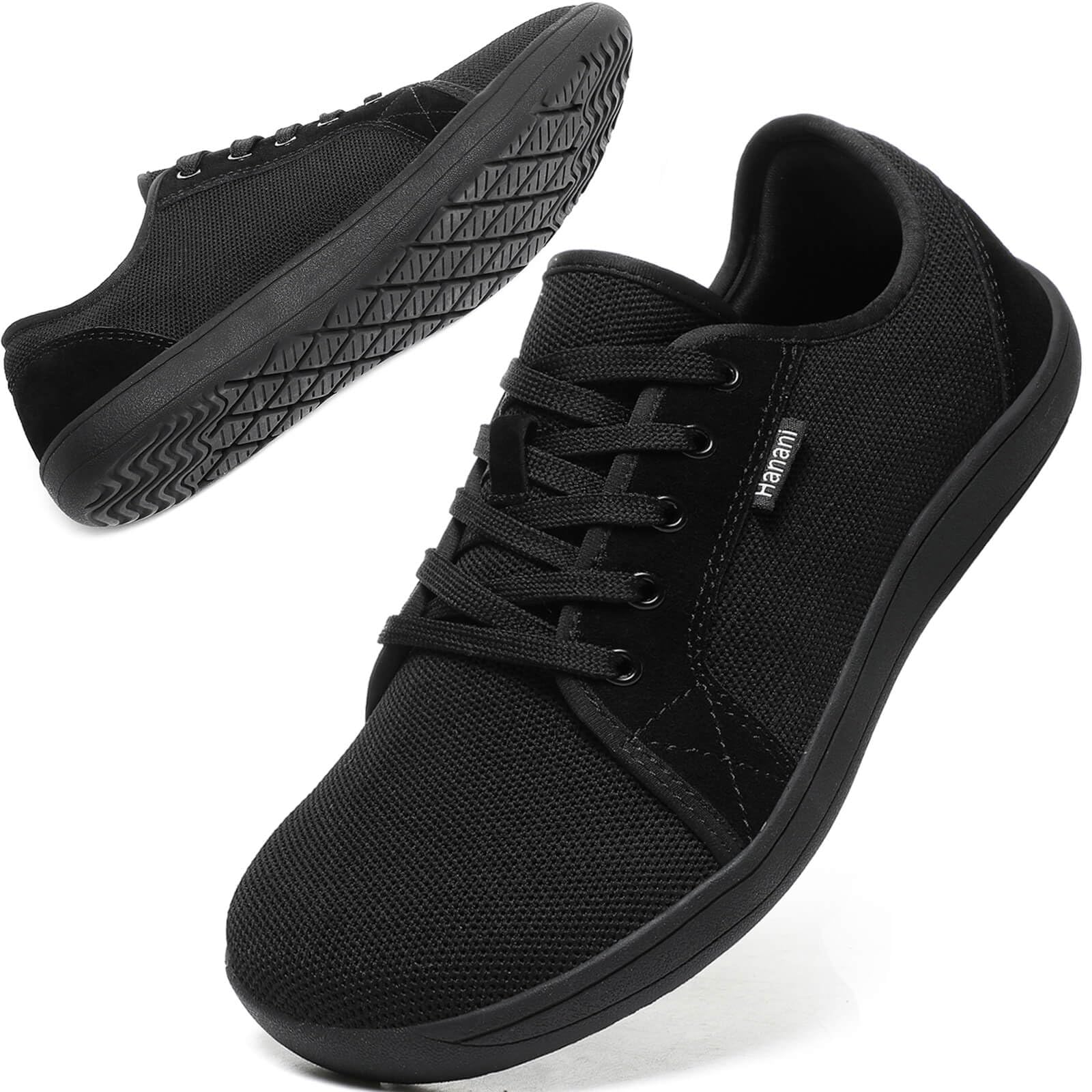 Mens Womens Wide Barefoot Shoes Unisex Breathable Wide Toe Walking Shoes Outdoor Running Minimalist Walking Shoes Zero Drop Cross-Trainer Minimalist Sneakers