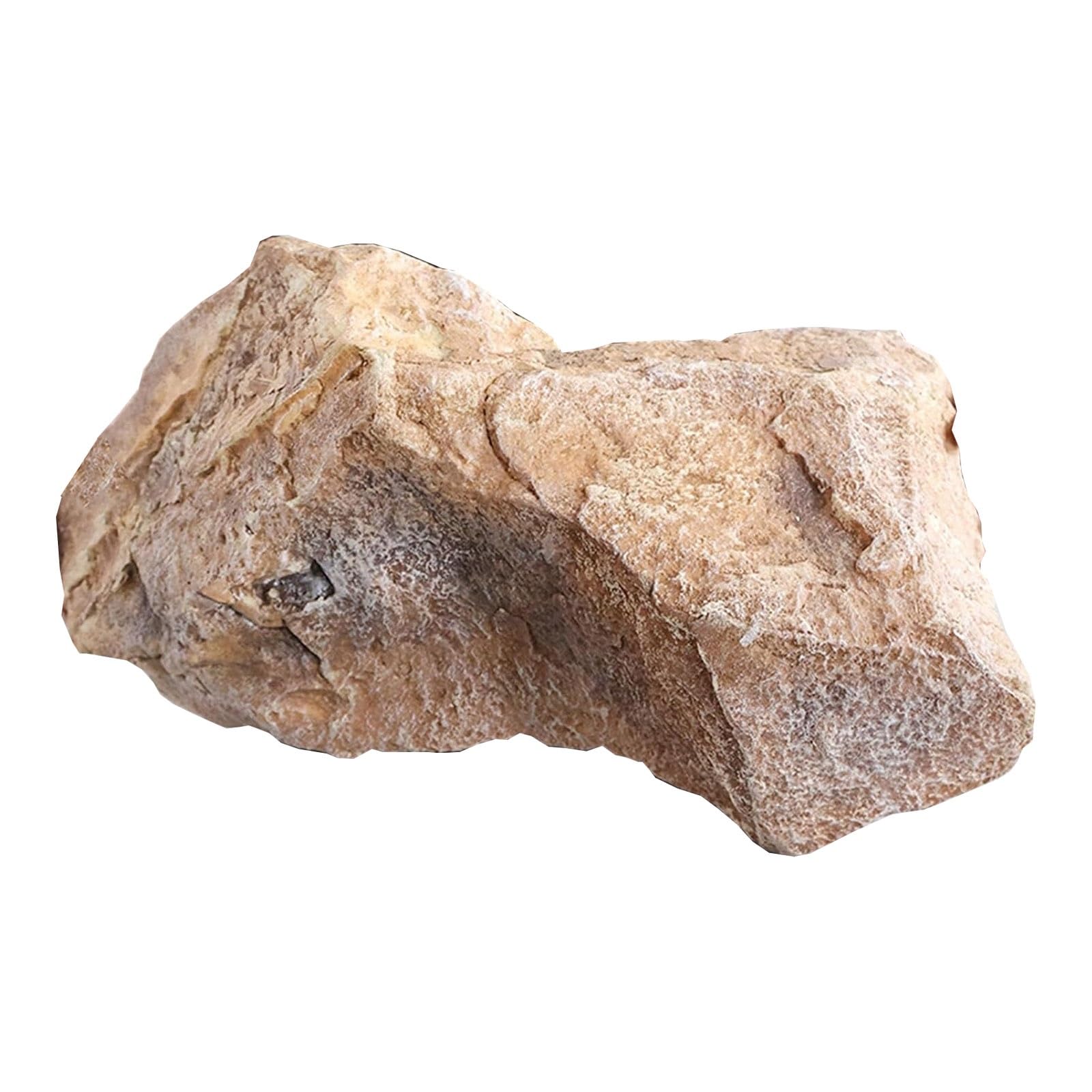 Bliajkswyr Fake Rock for Outdoor Garden Décor Artificial Landscape Enclosure Stone Realistic Natural Pattern boulders for Landscaping Yard Decoration Weatherproof Gray Yellow(9)