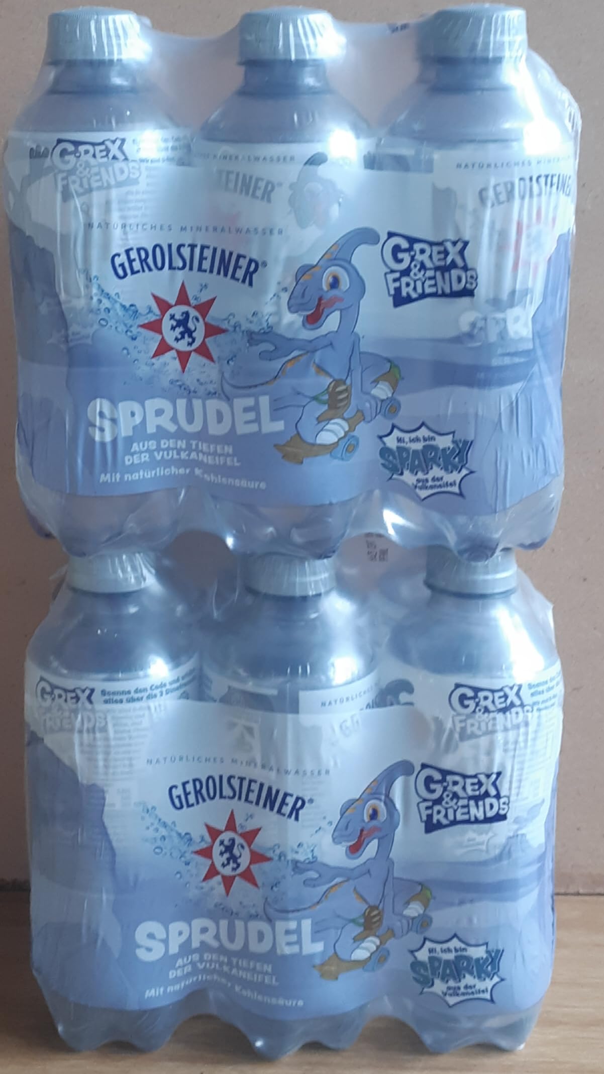 Mineralwasser Sprudel Gerolsteiner, 12 x 0,33L, mit Einwegpfand,