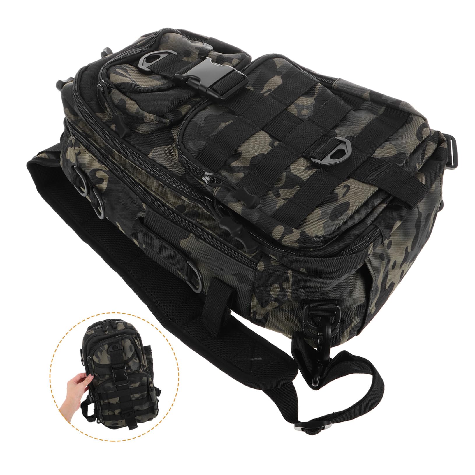 SUPVOX Zaino Multifunzionale per Escursioni Portatile Design Ergonomico e Spazio per Attrezzatura Outdoor