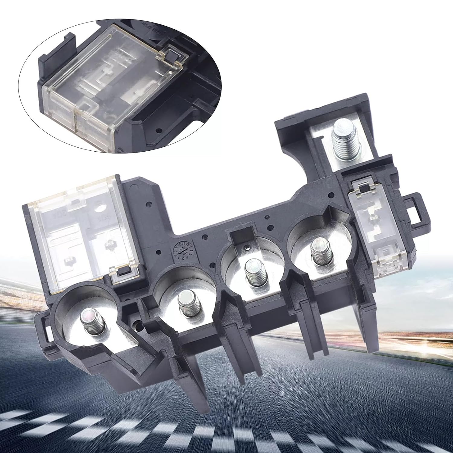 38210-TK6-003 for 09-16 Replacement Car Battery Terminals Fuses Block Holder Automotive Accessories Easy Installation Easy Installation Car Parts