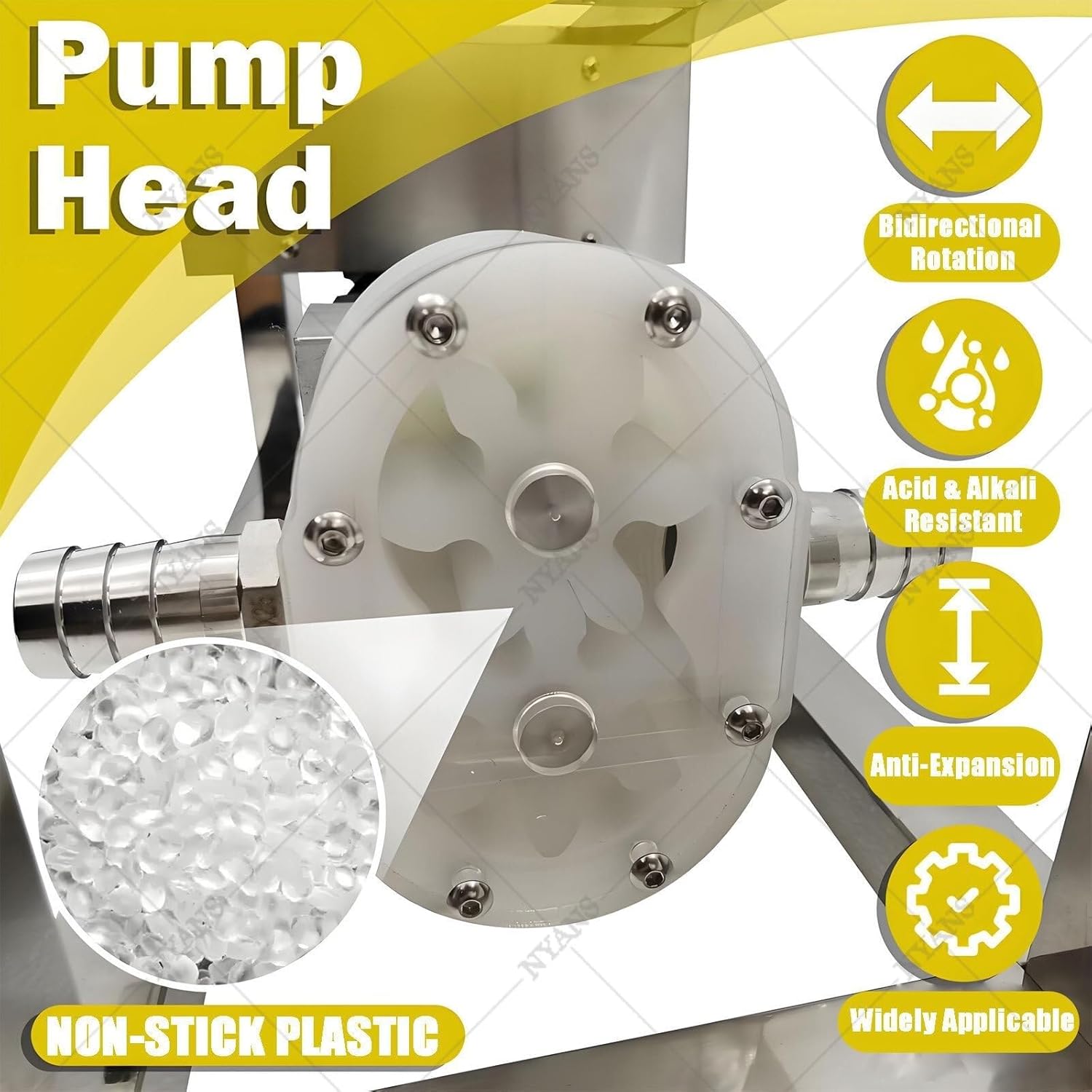 Liquid Honey Transfer Pump,Electric Viscous, 6-10L/Min, Food Fluid Gear Pumping Equipment, High Viscosity CAM Rotor