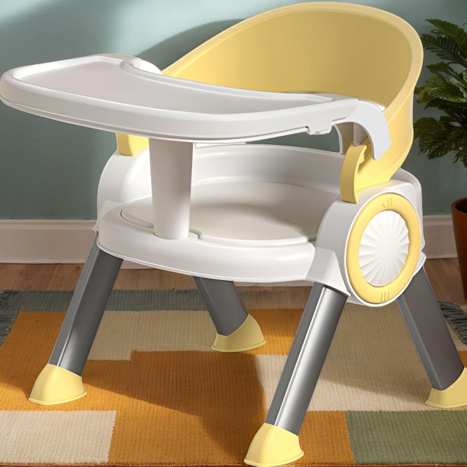 Seggiolino Pappa Neonato Seggiolino da Pavimento Multifunzionale Portatile | Sedia Da Pranzo Sgabelli Piccoli Casa per Studio Bambini Campeggio Spiaggia Picnic Giochi