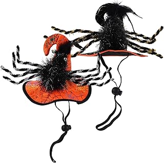 Didiseaon 2pcs caps Hats Halloween Party pet hat Halloween Headgear for pet Decorative Kitten hat wear-Resistant Halloween hat Party cat Headdress hat for Dogs Dog hat Funny Accessories