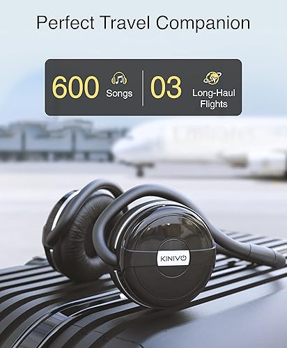 Miniatura 7 de Kinivo Auriculares inalámbricos Bluetooth BTH240 PRO (en la oreja, música estéreo de alta fidelidad, 30 horas de reproducción, micrófono