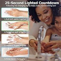 Vista 6 de Secura 18.6 oz. Automatic Soap Dispenser, Touchless Liquid Soap Dispenser with SoapGlow Timer, 3 Gear Infrared Distance Sensing Volume Setting