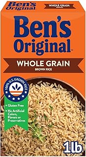 BEN'S ORIGINAL Whole Grain Brown Rice, Boxed Rice, 1 LB Box (Pack of 12)