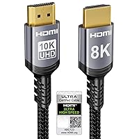 Sniokco 10K 8K 4K Cavo HDMI 2.1 48Gbps 5 Metri, Certificato Ultra Alta Velocità Cavi