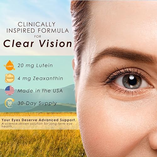 Miniatura 2 de Clearsight AREDS Advanced+ Vitaminas para la salud ocular Luteína, zeaxantina, vitamina E, vitamina C Luz azul y apoyo de la visión Vitaminas