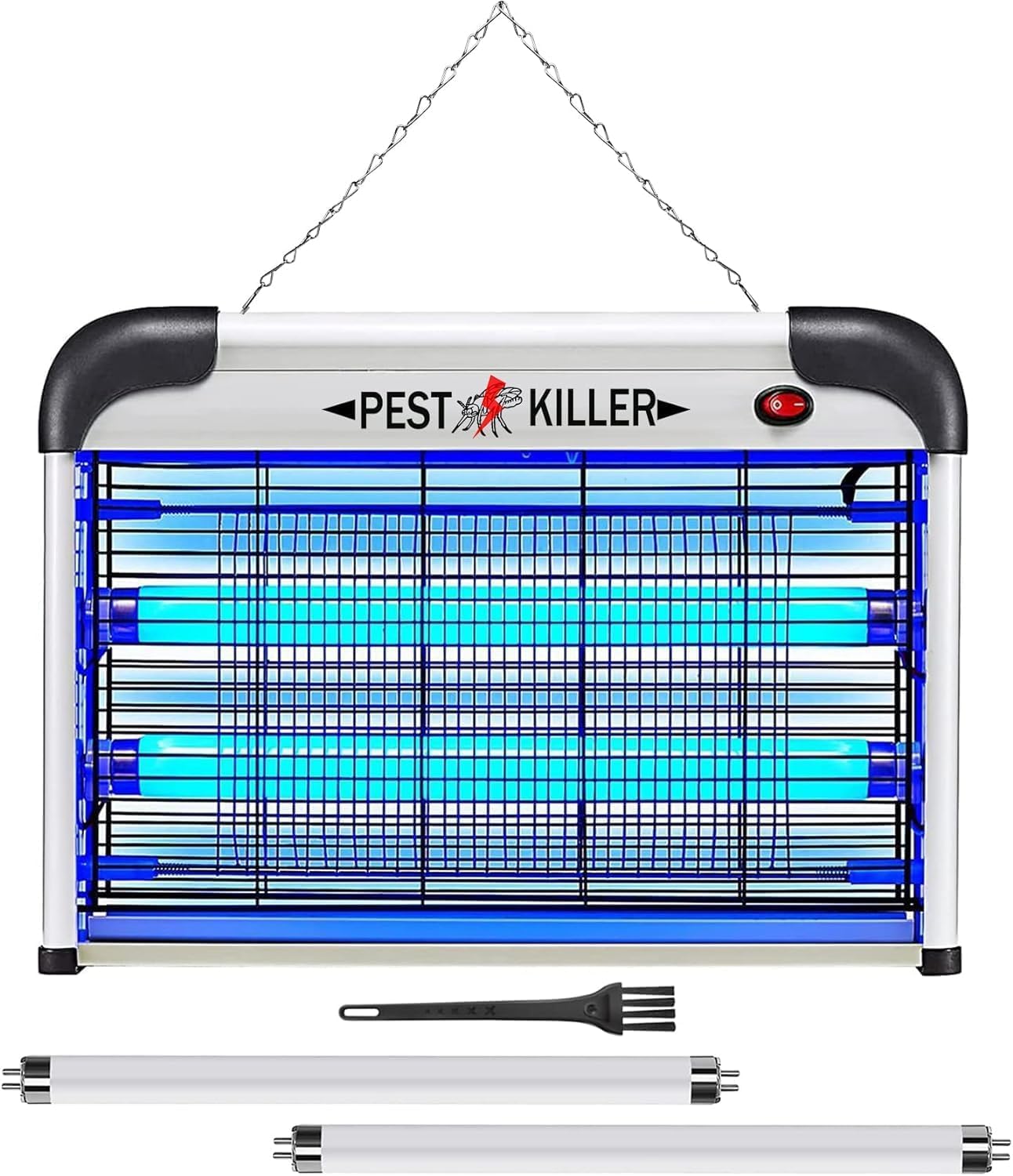 FUIN 20W Electronic Insect Killer, Bug Zapper, Fly Zapper, Mosquito Killer-Indoor Use Including Free 2 Pack Replacement Bulbs