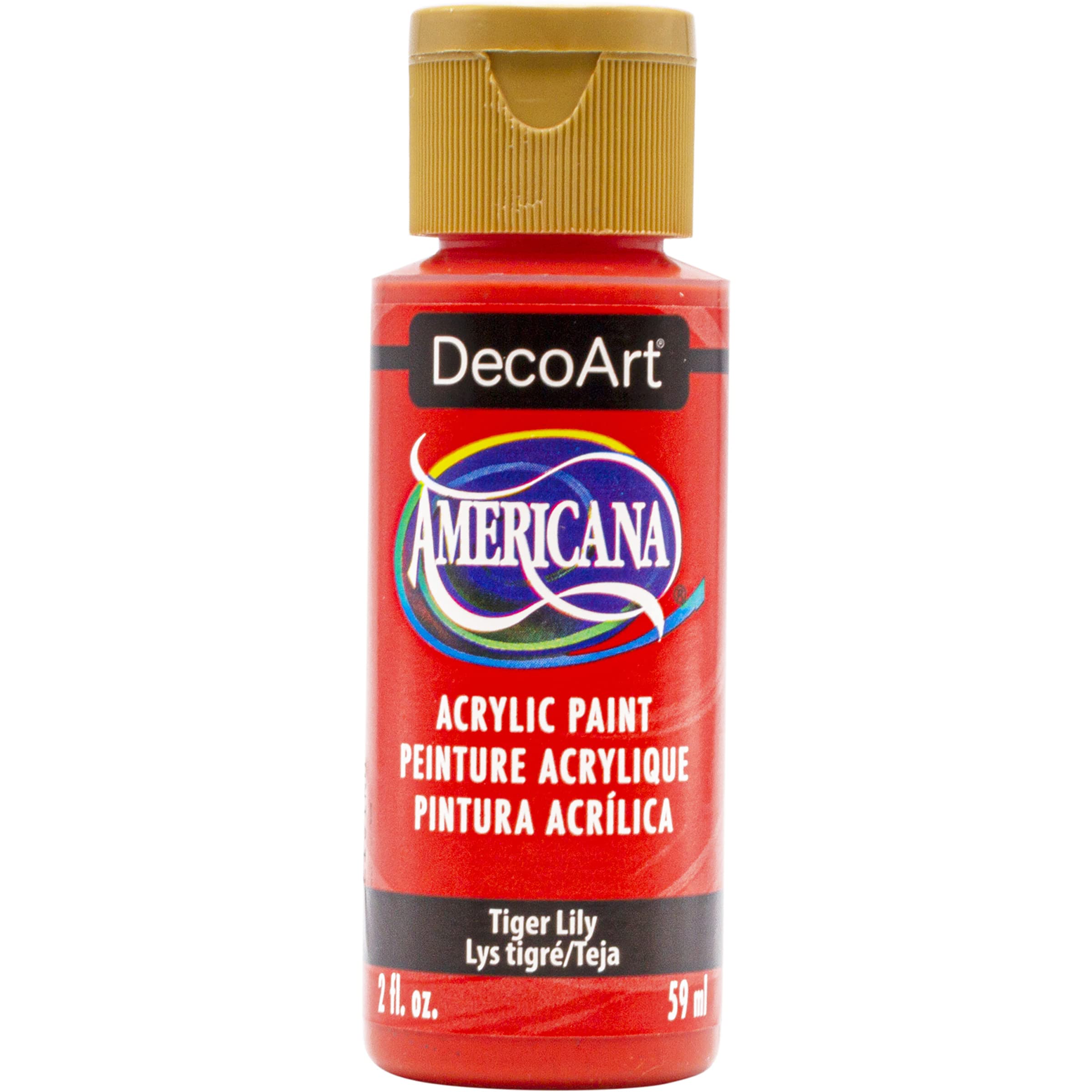 Deco Art Americana Acrylic Paint 2oz-Tiger Lily