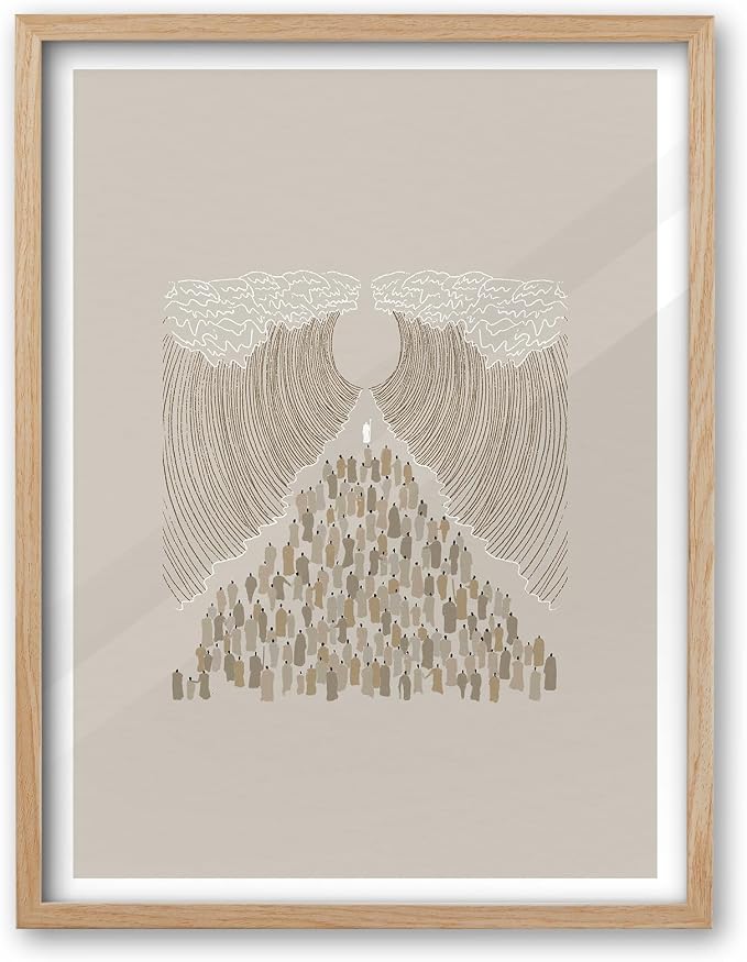 Moses Parting The Red Sea Framed Wall Art