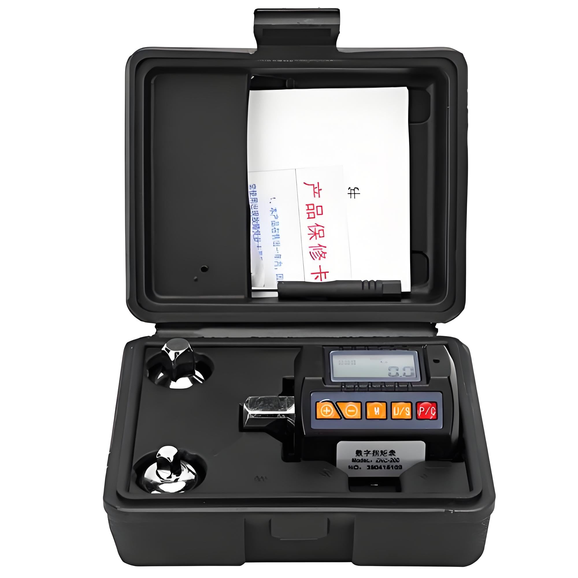 Fafeicy Adattatore Dinamometrico ZNC ‑ 200 Adattatore di Coppia Digitale Elettronico Misuratore di Coppia con Display Digitale Torsiometro Adattatore per Chiave Dinamometrica