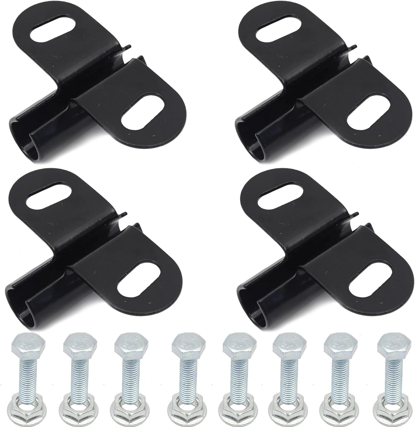 Wheelbarrow Axle Bracket Set (4Pack) Compatible with 5/8