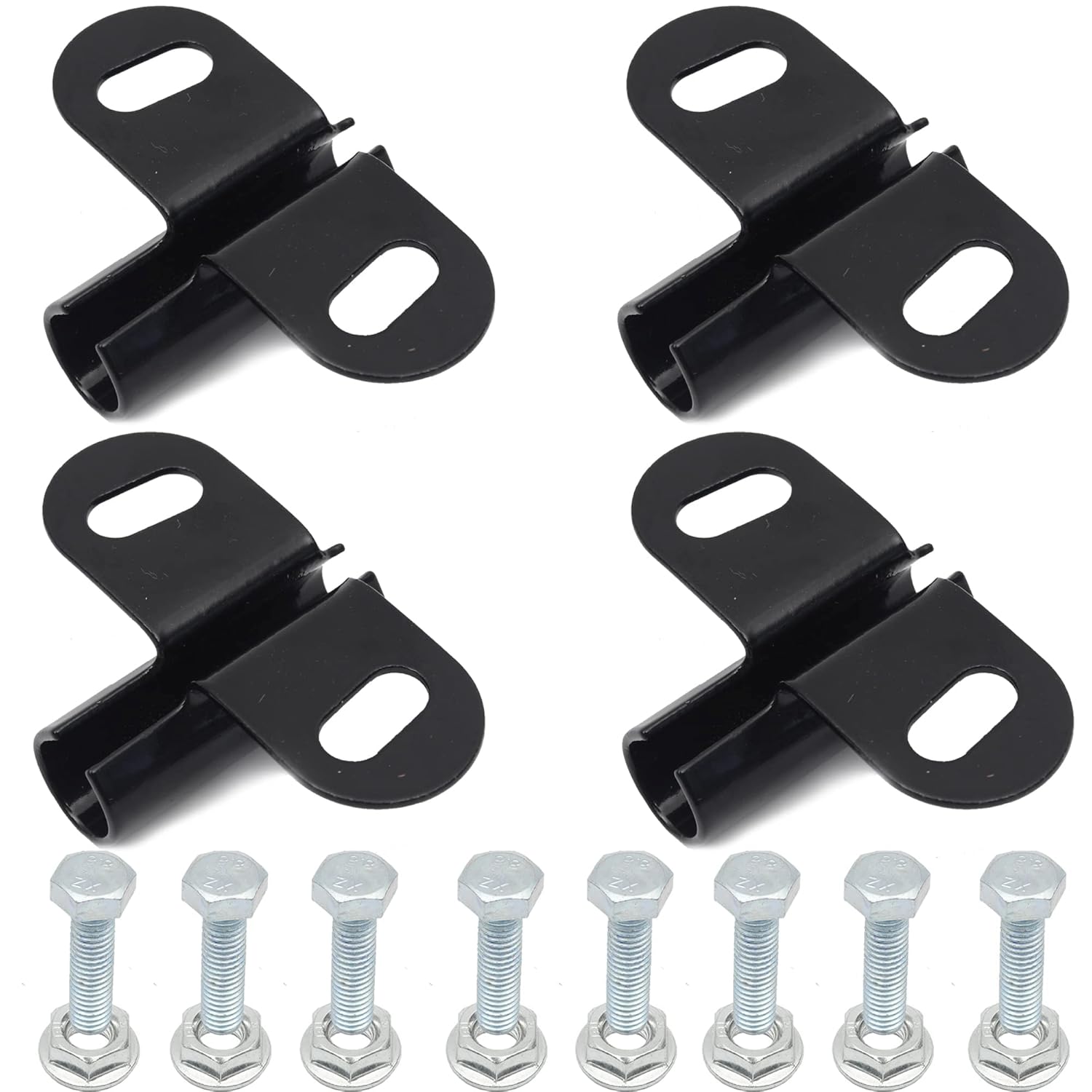 Wheelbarrow Axle Bracket Set (4Pack) Compatible with 5/8 Inch