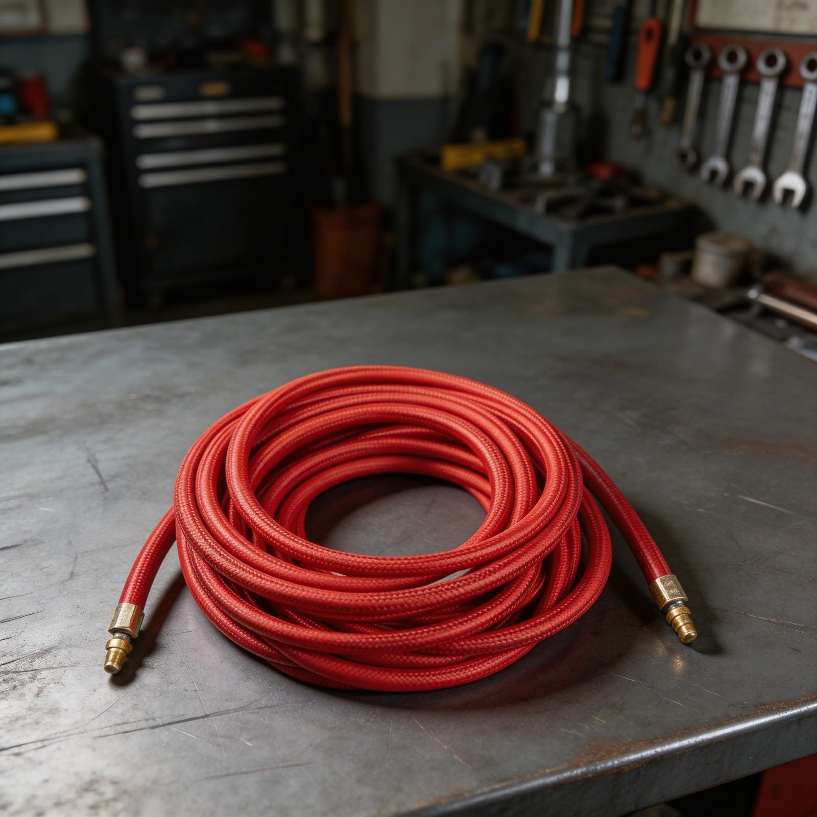 Generico Cavo di Alimentazione per Torcia di Saldatura Tig, Lungo 7,6 Metri (25 Piedi), con Rivestimento in Silicone E Nylon Intrecciato