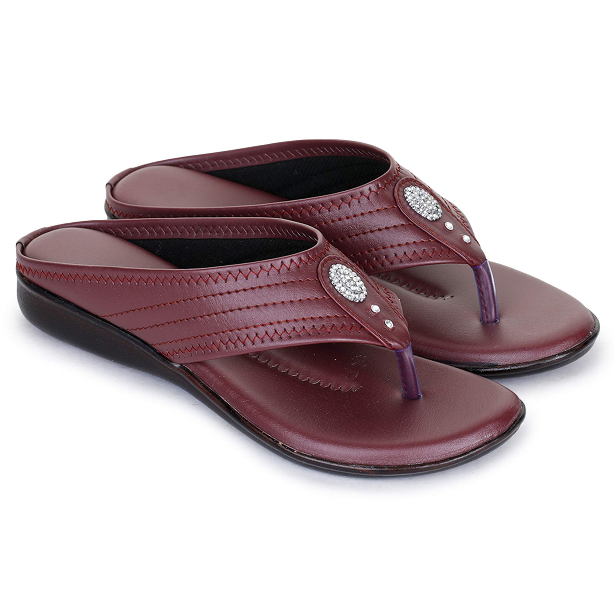 BOOTCOPamper Your Feet Women's Slippers: Stylish, Comfortable, Flat Sandals for Ladies