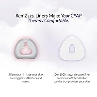 Vista 3 de RemZzzs Revestimientos de mascarilla nasal de CPAP (K10-NS) – Reduce las fugas de aire ruidosas y ampollas dolorosas – Suministros y accesorios