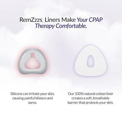 Miniatura 3 de RemZzzs Revestimientos de mascarilla nasal de CPAP (K10-NS) – Reduce las fugas de aire ruidosas y ampollas dolorosas – Suministros y accesorios