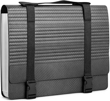 Expanding File Organiser Box Files Folders with Handle
