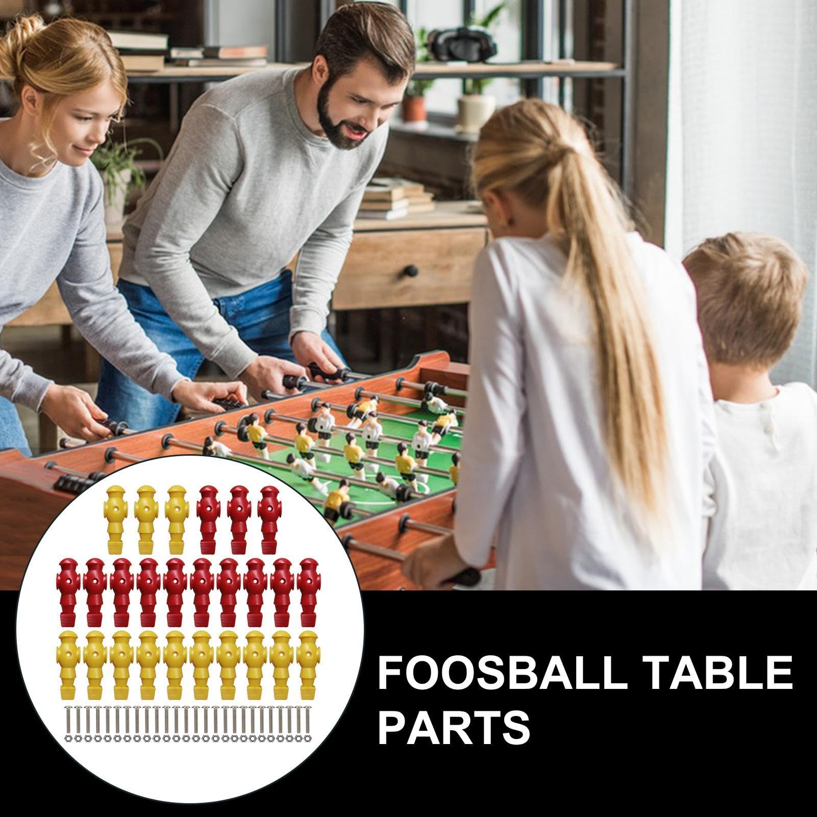 Lot Joueurs Baby-foot 26 Pièces De Rechange Et Accessoires Pour Football De | Figurine De Baby-Foot Accessoires Football Table Et Composants Familial Intérieur