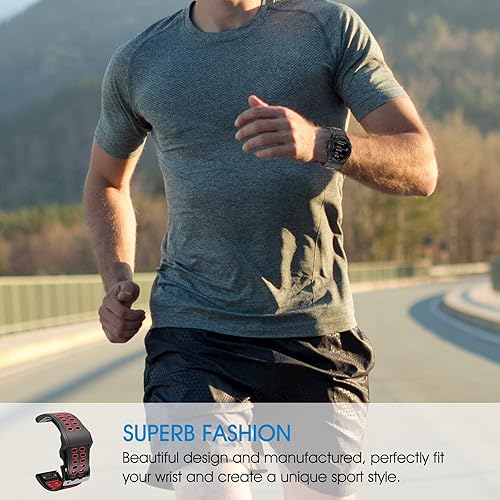 Miniatura 6 de lappets Correa de reloj de silicona compatible con Fenix 7X, Fenix 6X, Fenix 5X, 0.086 pulgadas, cierre de metal de liberación rápida, correa