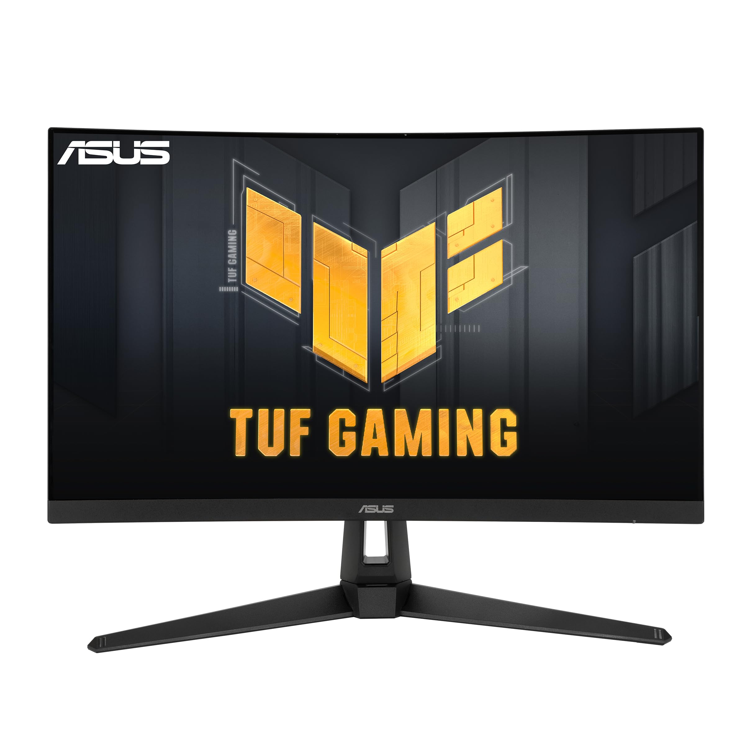 ASUS TUF Gaming 27" 1440P HDR Curved Monitor (VG27WQ1B) - QHD (2560 x 1440), 165Hz (Supports 144Hz), 1ms, Extreme Low Motion Blur, Speaker, FreeSync Premium, VESA Mountable, DisplayPort, HDMI, BLACK