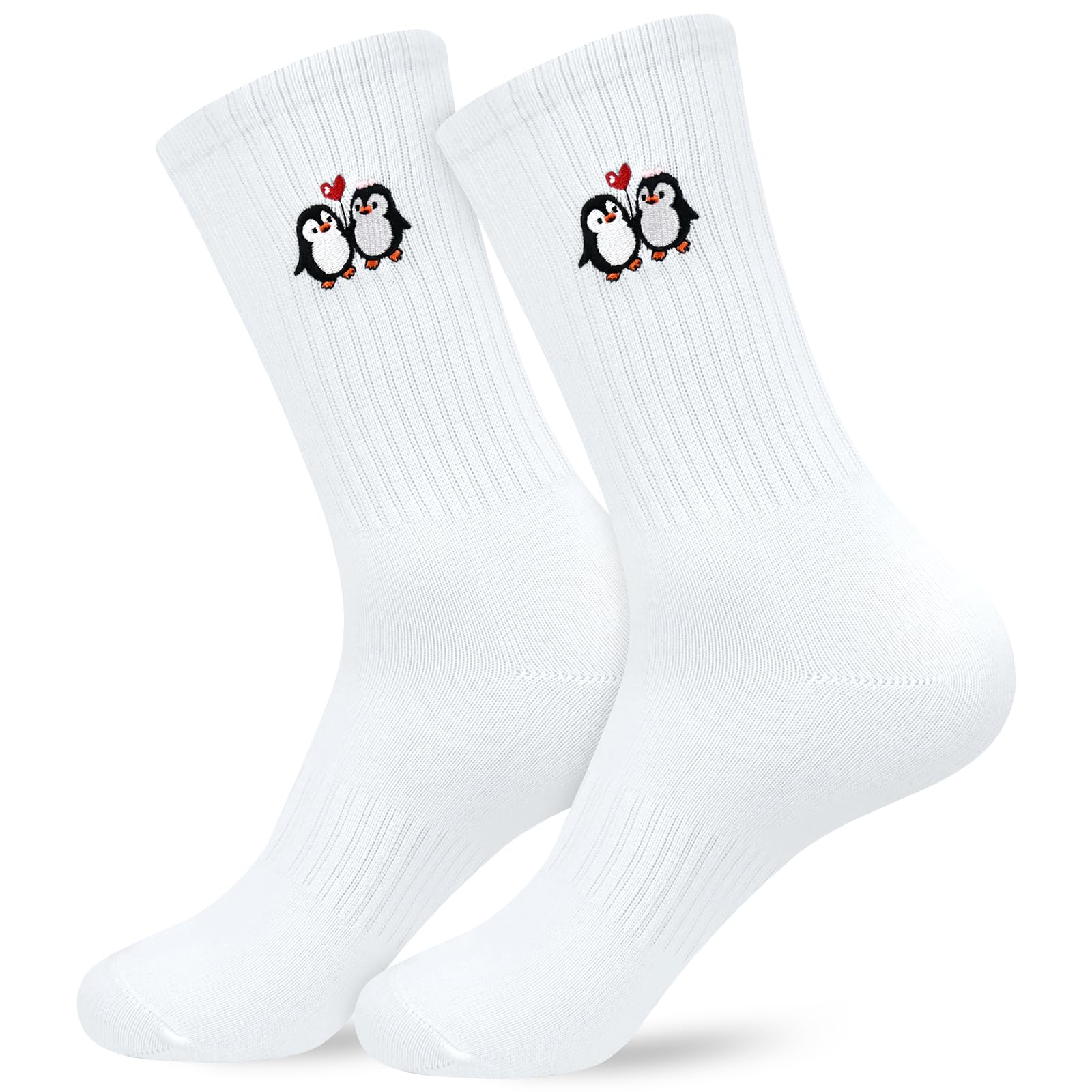 Smlper Animal Socks Tiersocken,Lustige Socken mit Tieren, Ich Liebe Dich Geschenke für Männer und Frauen, Valentinstagsgeschenk Jahrestag Geschenk für Ihn Sie,Socken mit Motiv Otter, Pinguin, Faultier